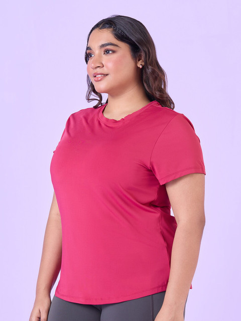 Big Hello - The Plus Life Round Neck Casual T-shirt - Image 4