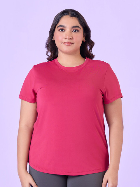 Big Hello - The Plus Life Round Neck Casual T-shirt - Image 2