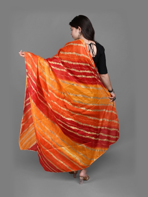 Apratim Leheriya Printed Dupatta - Image 4