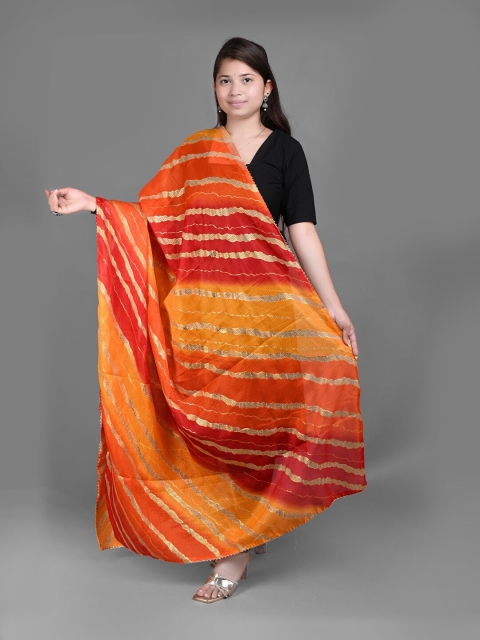 Apratim Leheriya Printed Dupatta - Image 3