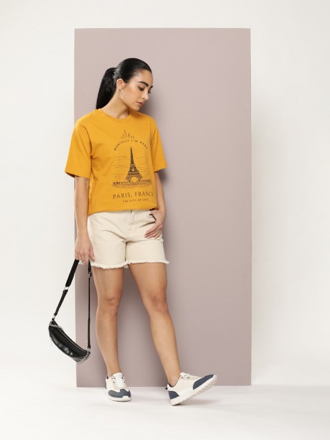 DILLINGER Varsity Printed Oversized Pure Cotton T-shirt - Image 5