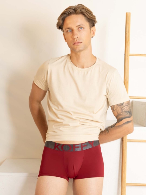 KOFFY Mid Rise Antimicrobial 4-Way Stretch Trunk