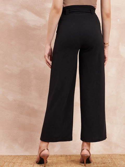 all about you Women Comfort Flared High-Rise Parallel Trousers - Image 3