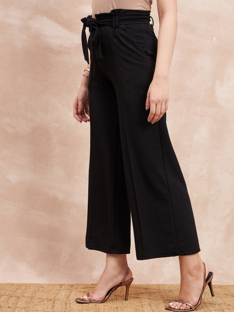 all about you Women Comfort Flared High-Rise Parallel Trousers - Image 2