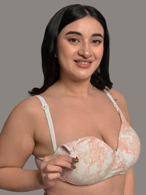 Inner Sense Plus Size Non-Wired Lightly Padded Anti Odour Anti Microbial Maternity Bra - Image 5