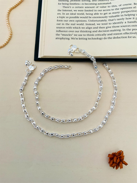 ABDESIGNS Silver-Plated Anklet