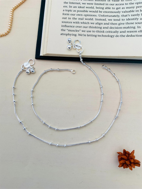 ABDESIGNS Silver-Plated Anklet