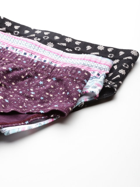 DressBerry Women Set of 3 Printed Anti-Microbial Hipster Briefs - Image 6