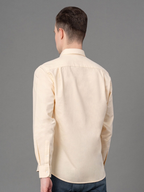 Red Tape Pure Cotton Button-Down Collar Oxford Casual Shirt - Image 6