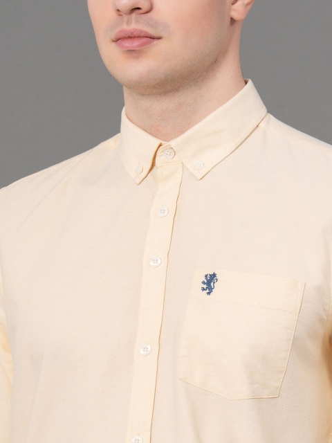 Red Tape Pure Cotton Button-Down Collar Oxford Casual Shirt - Image 3