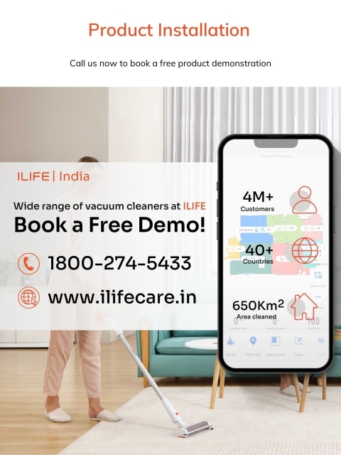 ILIFE G80 Lightweight Cordless Vacuum - Image 7