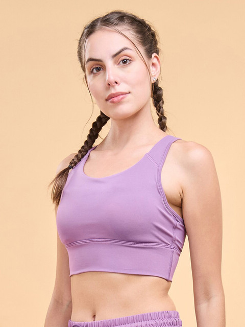 Enamor Full Coverage Removable Padding Dry Fit Workout Bra With Anti Microbial - Image 2