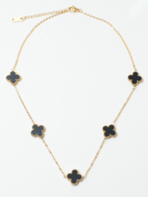 SALTY Charm of the Night Clover Pendant Necklace - Image 5