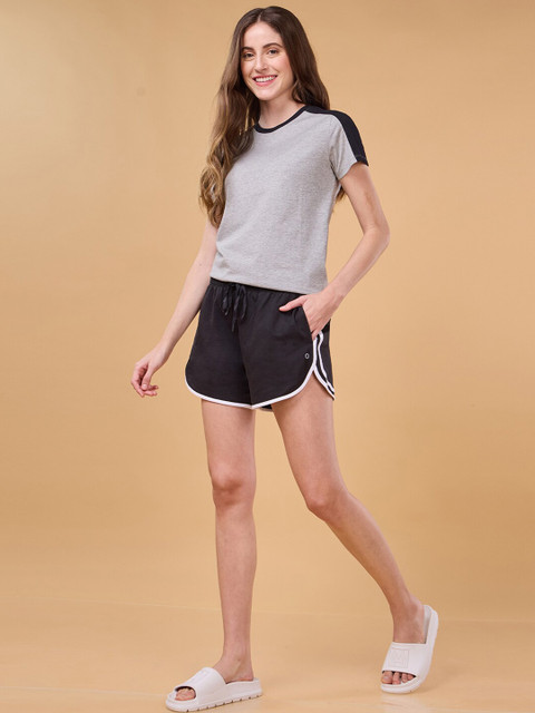 Enamor Women Mid-Rise Comfortable Cotton Lounge Shorts - Image 4