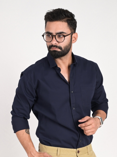 FUBAR Slim Fit Spread Collar Long Sleeves Casual Shirt - Image 3