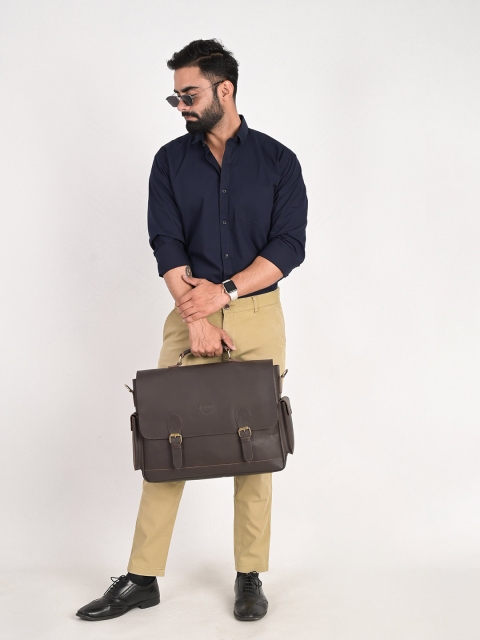 FUBAR Slim Fit Spread Collar Long Sleeves Casual Shirt - Image 7