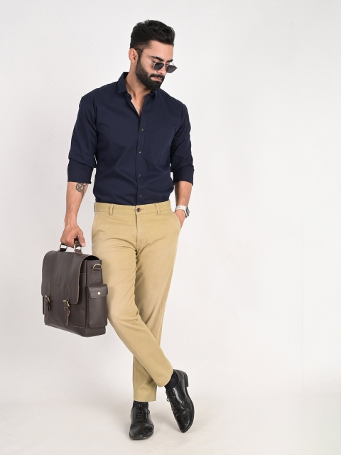 FUBAR Slim Fit Spread Collar Long Sleeves Casual Shirt - Image 6