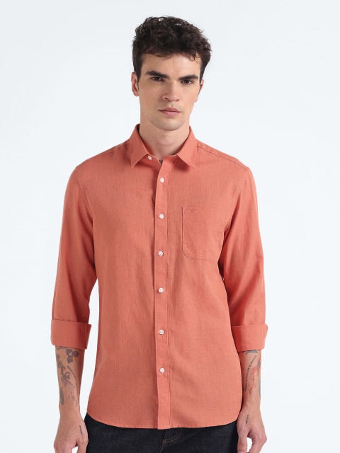 Flying Machine Slim Fit Cotton Linen Casual Shirt - Image 6