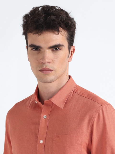 Flying Machine Slim Fit Cotton Linen Casual Shirt - Image 2
