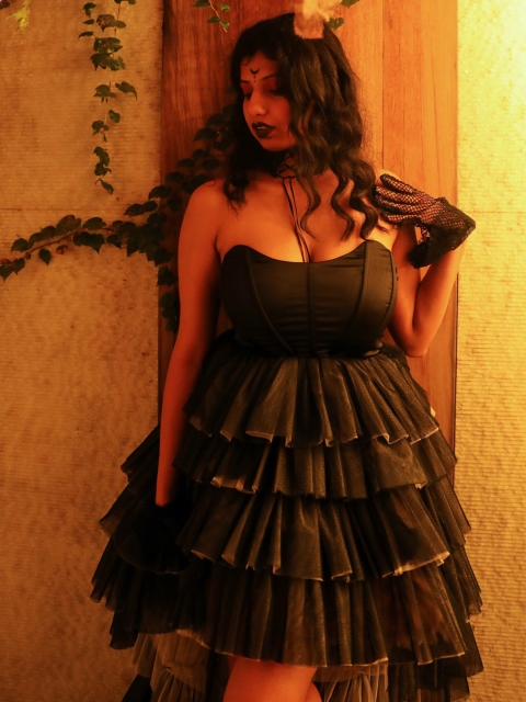 Lea Clothing Co. Net Fit & Flare Dress