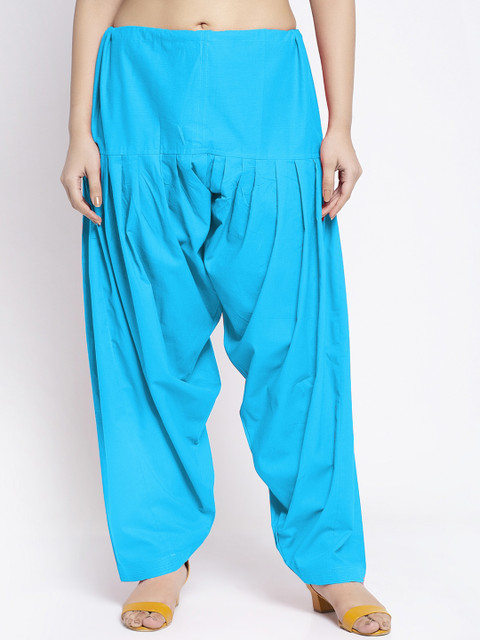 GRACIT Pack of 2 Pure Cotton Loose Fit Salwars - Image 2