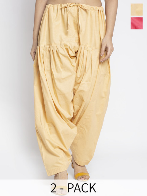 GRACIT Women Pack Of 2 Pure Cotton Salwar