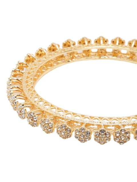 Anouk Set Of 2 Gold-Plated Stone Studded Bangles - Image 6