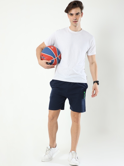 ARDEUR Men Pack Of 3 Mid-Rise Cotton Sports Shorts - Image 4