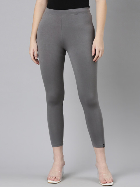 Twin Birds Women Mid-Rise Skinny Fit Solid High Ankle Length Leggings