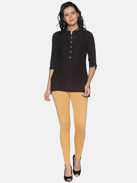 TWIN BIRDS Women Solid Super Stretch Cotton Ankle Length Leggings - Image 4