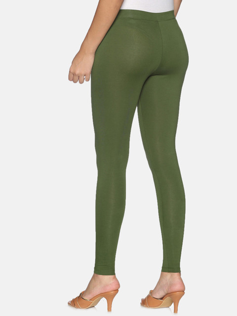 TWIN BIRDS Women Solid Super Stretch Cotton Ankle Length Leggings - Image 2
