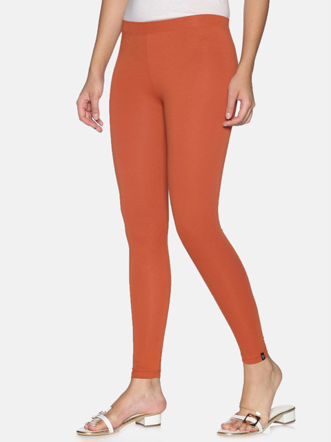 TWIN BIRDS Women Solid Super Stretch Cotton Ankle Length Leggings - Image 2