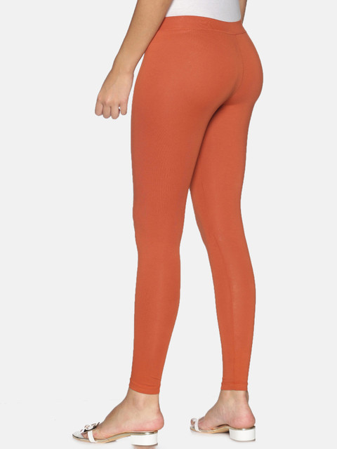 TWIN BIRDS Women Solid Super Stretch Cotton Ankle Length Leggings - Image 3