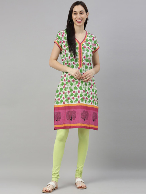 TWIN BIRDS Churidar Length Slip-On Leggings - Image 5