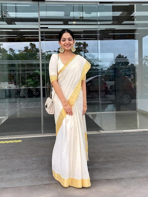 KALINI Zari Silk Cotton Kanjeevaram Saree