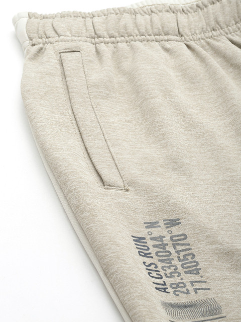 Alcis Men Typography Printed Slim Fit Track Pants - Image 6