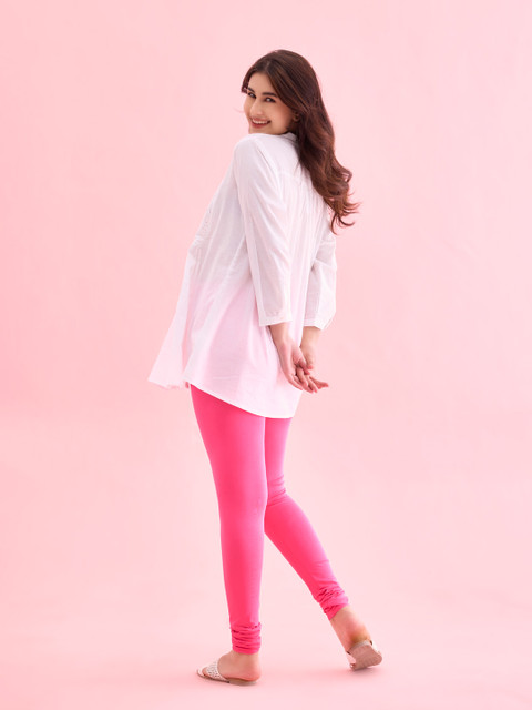 Go Colors Women Churidar-Length Leggings - Image 3