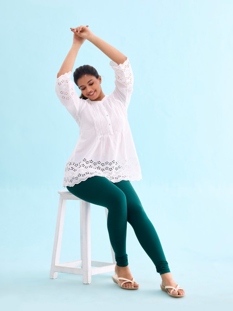 Go Colors Churidar-Length Leggings - Image 4