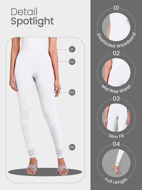 Go Colors Churidar-Length Leggings - Image 6