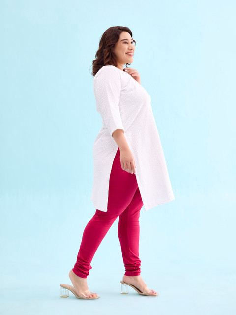 Go Colors Cotton Churidar-Length Leggings - Image 2