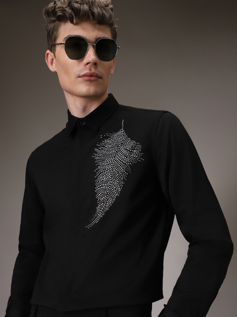 Banana Club Premium Slim Fit Embellished Casual Shirt - Image 6