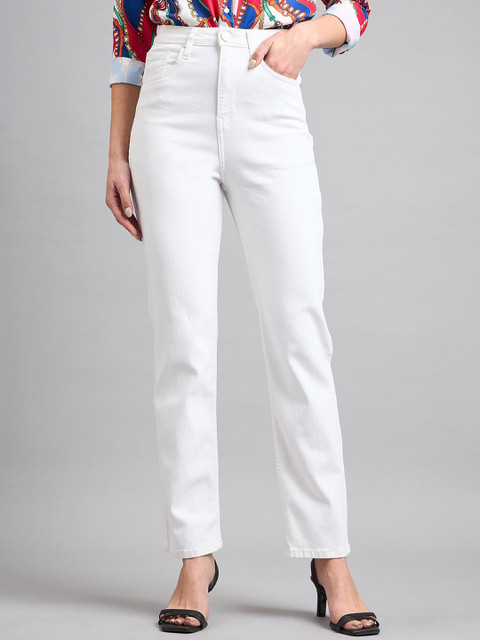 Style Quotient Women Straight Fit High-Rise Stretchable Denim Jeans