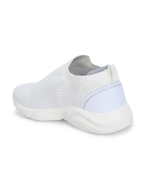 HRX by Hrithik Roshan Men Off White PU Foam Bounce Back Walking Shoes - Image 3