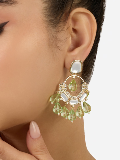 Zaveri Pearls Contemporary Drop Earrings - Image 2