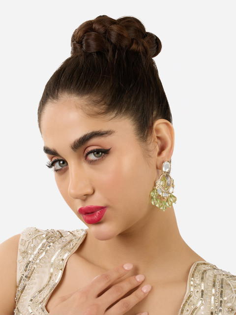 Zaveri Pearls Contemporary Drop Earrings - Image 4