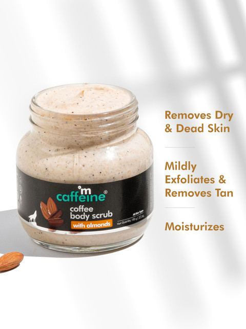 MCaffeine Coffee Body Scrub With Almonds - 100g - Image 4
