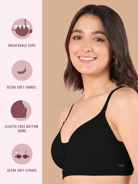 Nykd by Nykaa Adapt360deg Lift & Support Padded Non Wired Barely There T-Shirt Bra NYB362 - Image 4