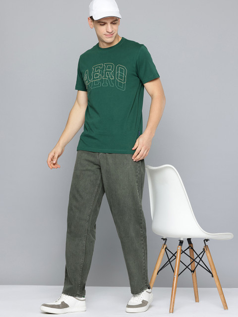 Aeropostale Brand Logo Embroidered Pure Cotton T-shirt - Image 5