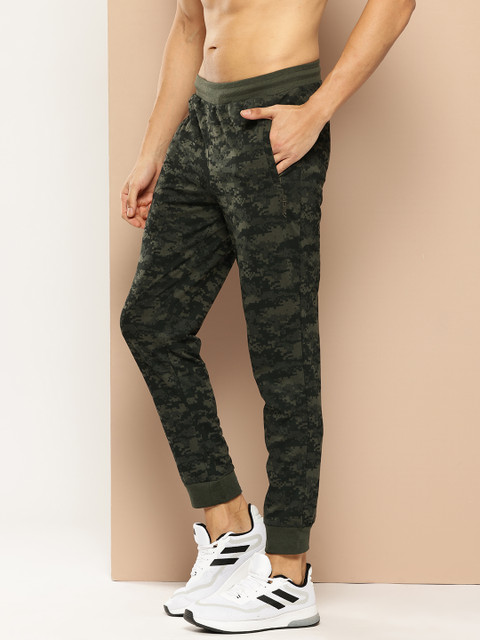 Alcis Athleisure Men Slim-Fit Camouflage Printed Mid Rise Joggers - Image 2