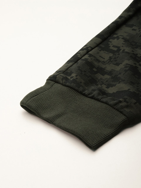 Alcis Athleisure Men Slim-Fit Camouflage Printed Mid Rise Joggers - Image 7